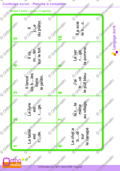 Page 2 de la fiche