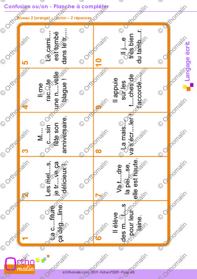 Page 4 de la fiche