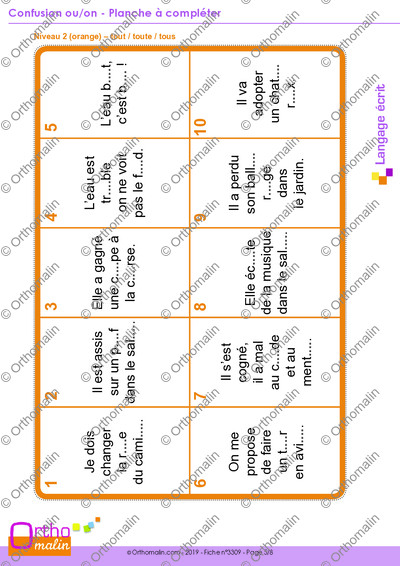 Page 5 de la fiche