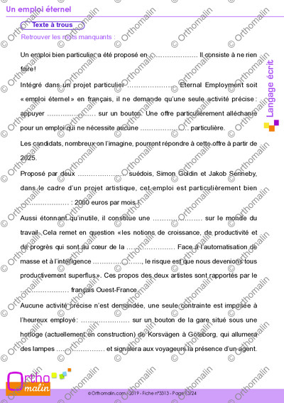 Page 13 de la fiche