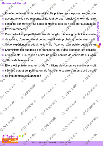 Page 3 de la fiche