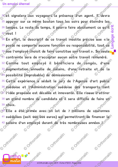 Page 5 de la fiche