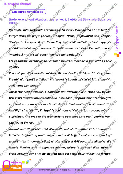 Page 8 de la fiche