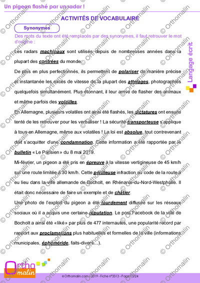 Page 15 de la fiche