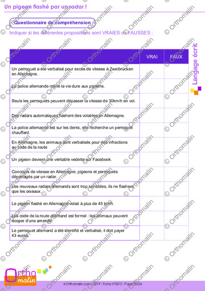 Page 20 de la fiche