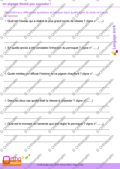 Page 21 de la fiche