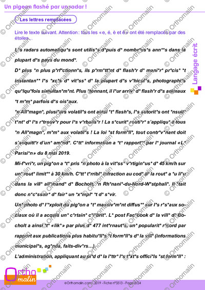 Page 8 de la fiche