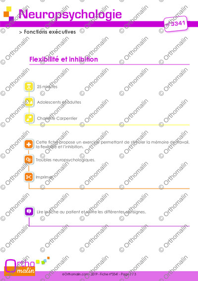 Page 1 de la fiche