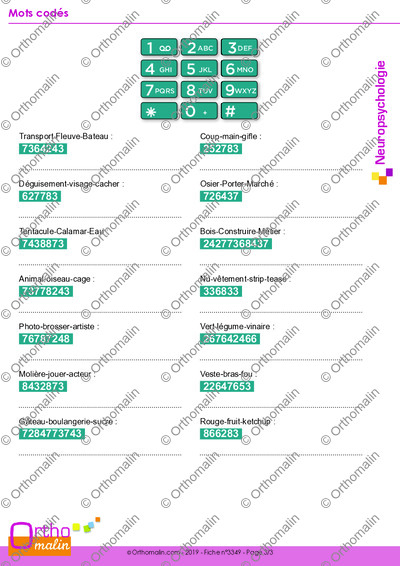 Page 3 de la fiche