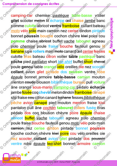Page 6 de la fiche