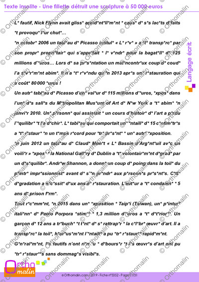 Page 11 de la fiche