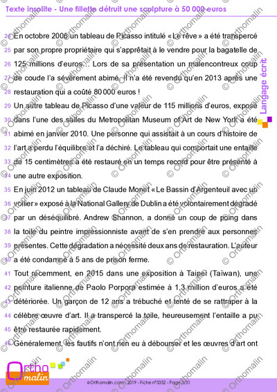 Page 3 de la fiche