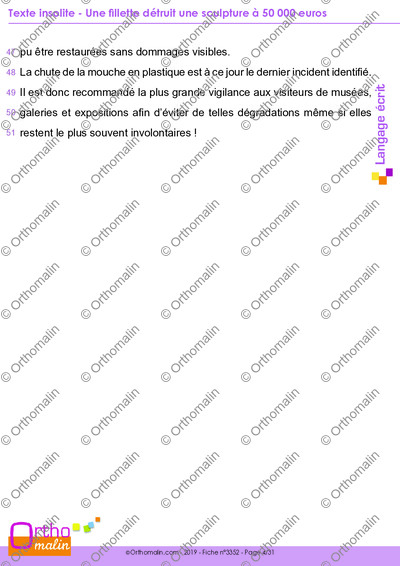 Page 4 de la fiche