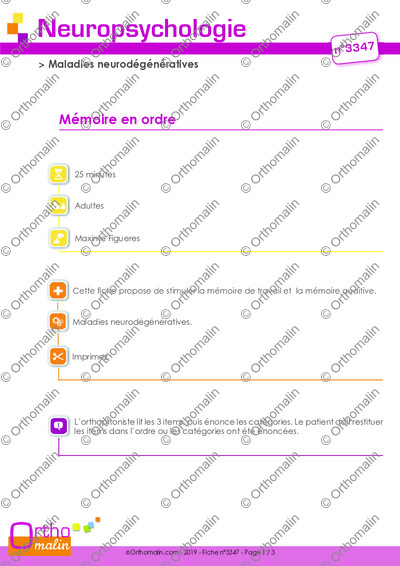 Page 1 de la fiche