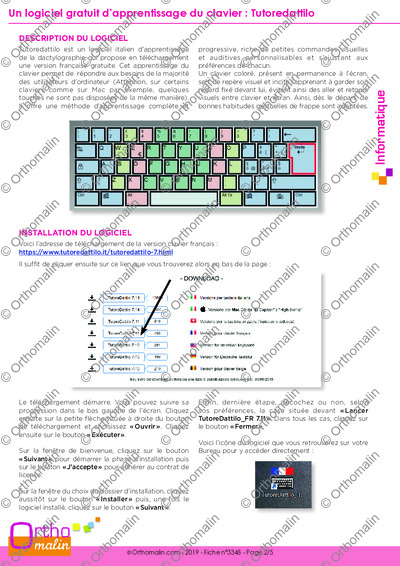 Page 2 de la fiche