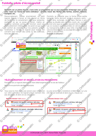 Page 2 de la fiche