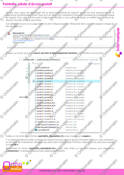 Page 3 de la fiche