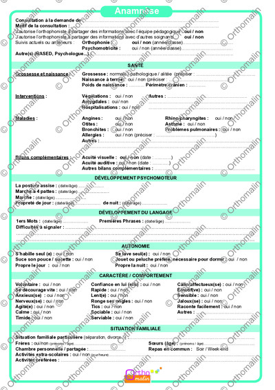 Page 2 de la fiche