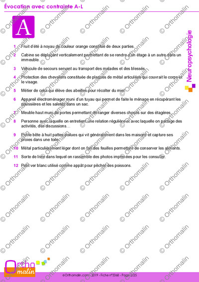 Page 2 de la fiche