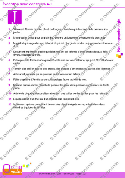 Page 11 de la fiche