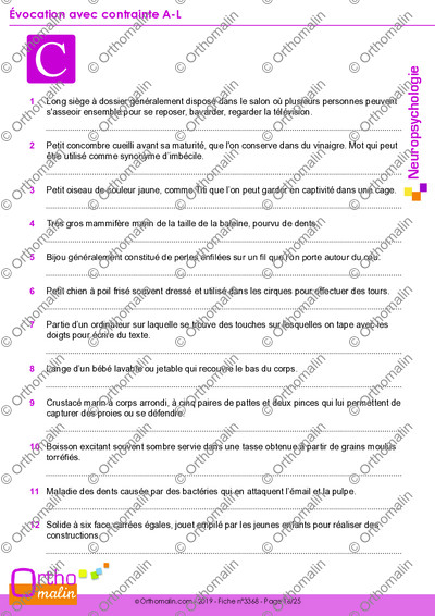 Page 16 de la fiche
