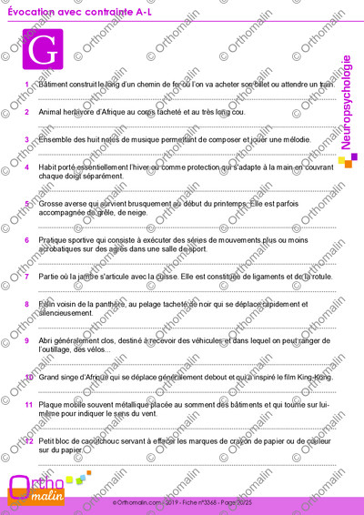 Page 20 de la fiche