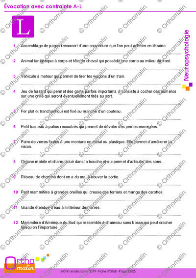 Page 25 de la fiche
