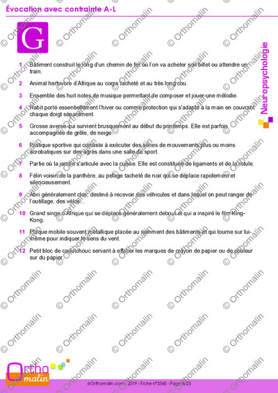 Page 8 de la fiche