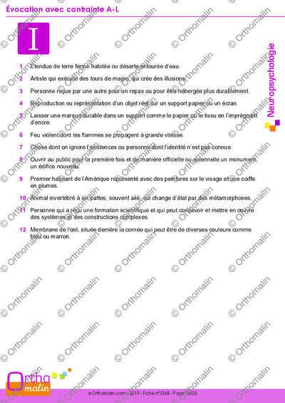 Page 10 de la fiche