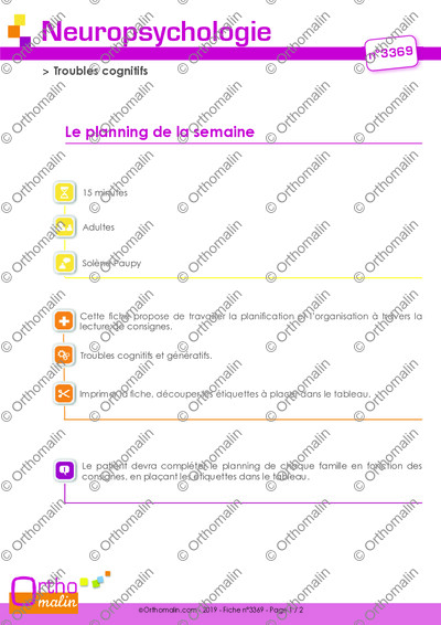 Page 1 de la fiche