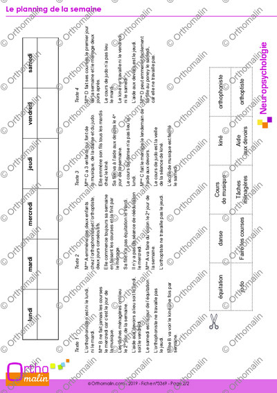 Page 2 de la fiche
