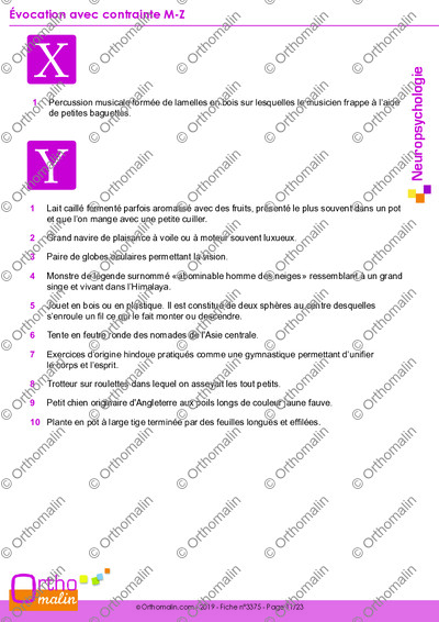 Page 11 de la fiche