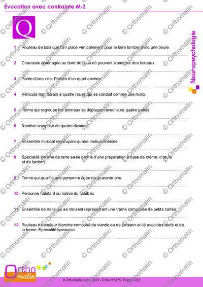 Page 17 de la fiche