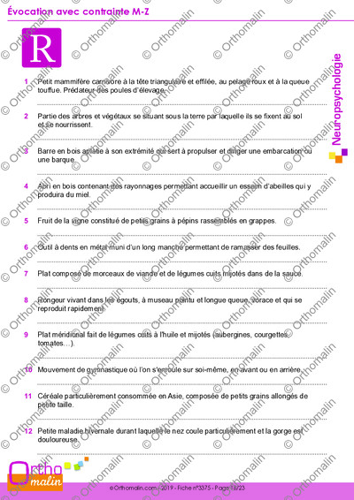 Page 18 de la fiche