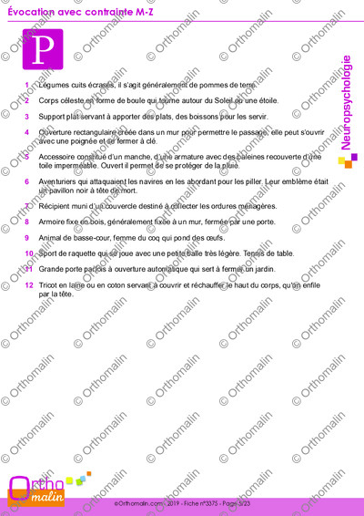 Page 5 de la fiche