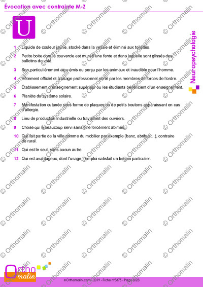 Page 8 de la fiche