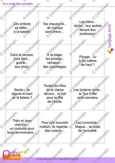 Page 4 de la fiche