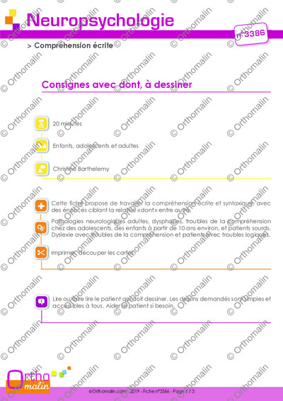 Page 1 de la fiche