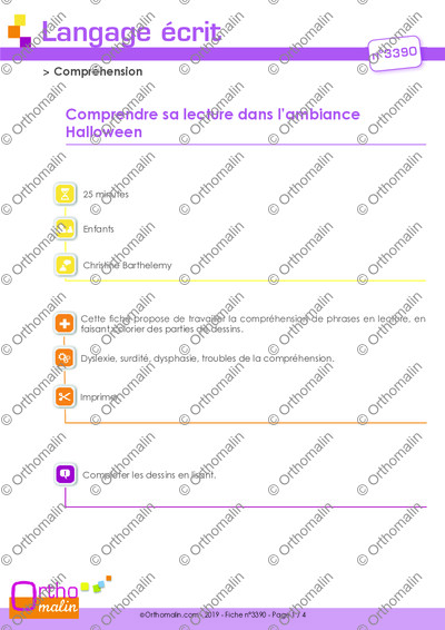Page 1 de la fiche