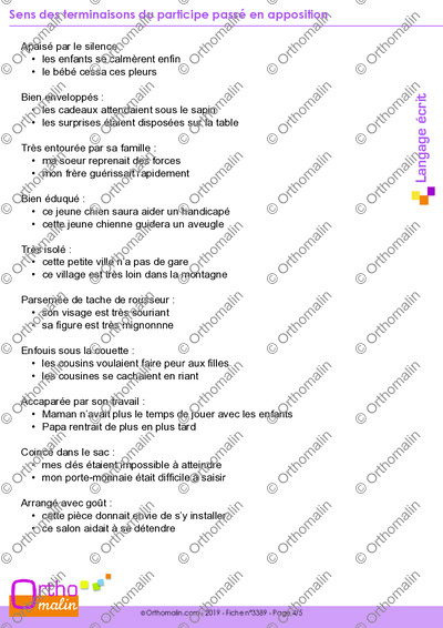 Page 4 de la fiche