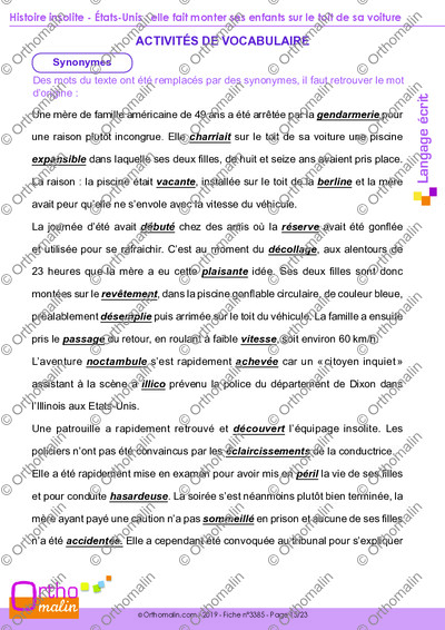 Page 15 de la fiche