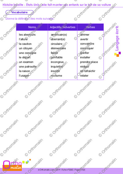 Page 17 de la fiche