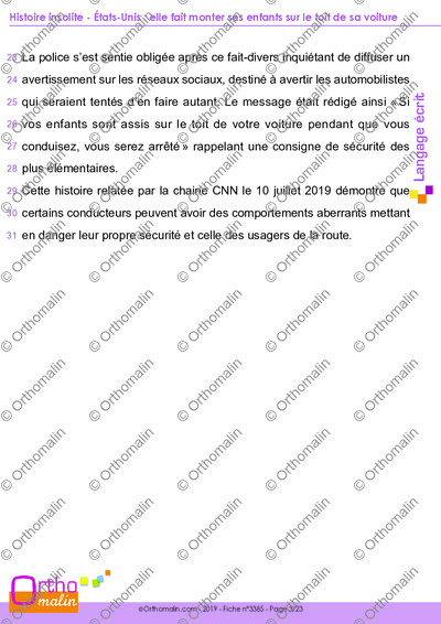 Page 3 de la fiche