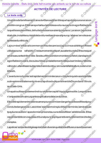 Page 6 de la fiche