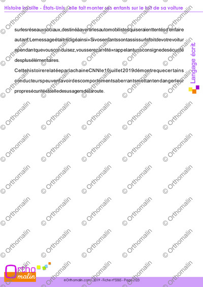 Page 7 de la fiche