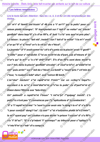 Page 8 de la fiche