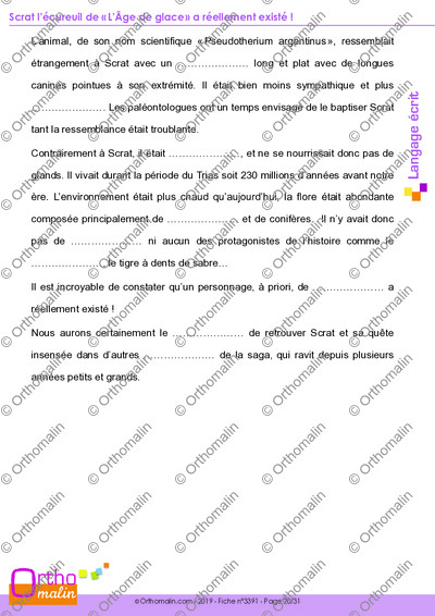 Page 20 de la fiche