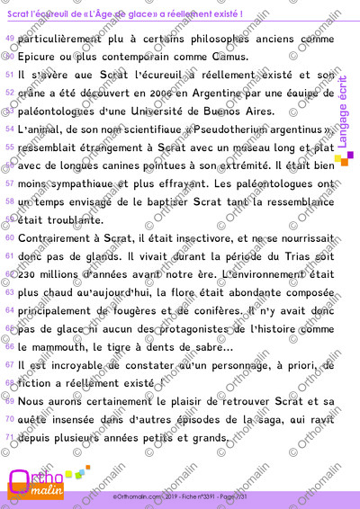 Page 7 de la fiche