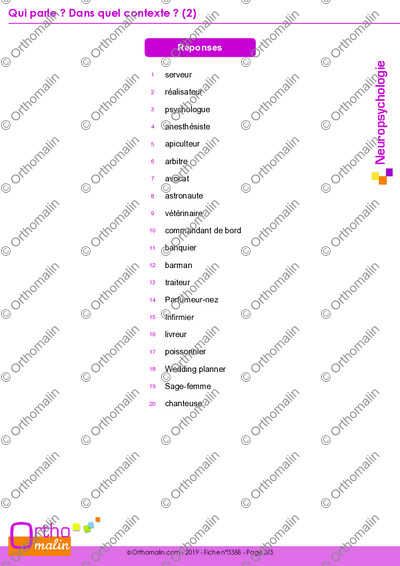 Page 3 de la fiche