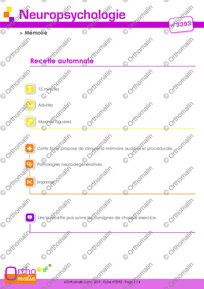Page 1 de la fiche